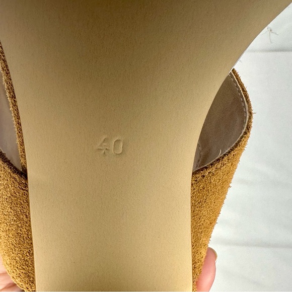 NW/OT Lamica Cognac Leather Slingback Sandal Size 9/40 - Picture 6 of 11